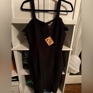 Chic Strapless Black Dress